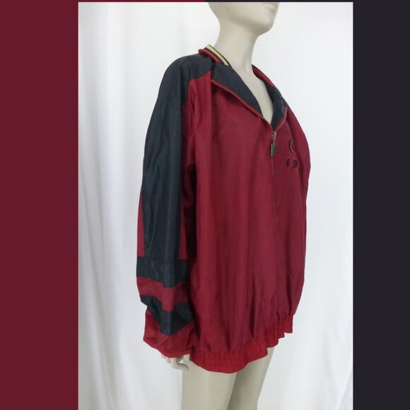 Vintage San Francisco 49ers Pro Player Reversible Wind Breaker Jacket (Size L) - Picture 4 of 15